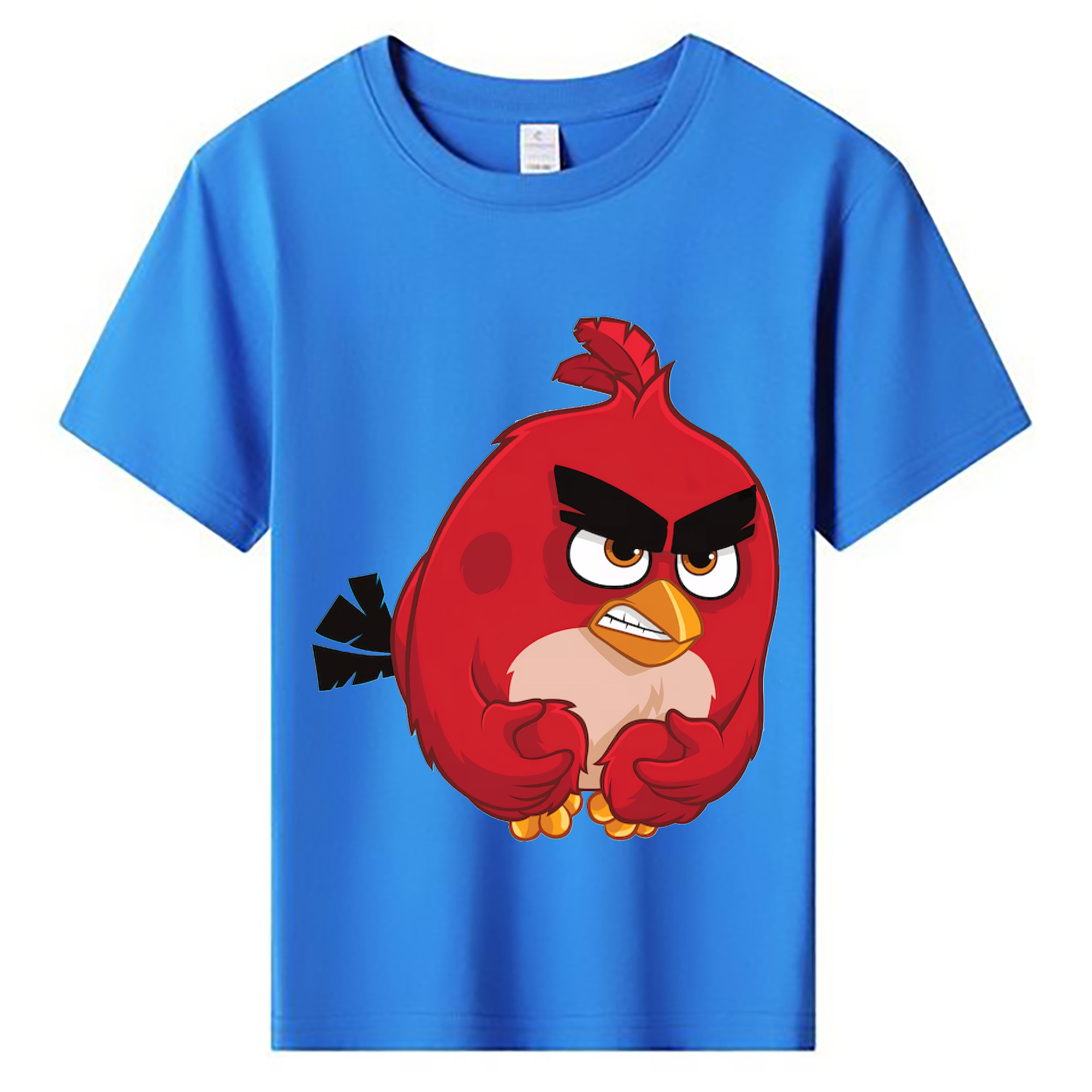 （画像用） Angry Birds アングリーバード 綿100％キッズTシャツ（フロントプリント）